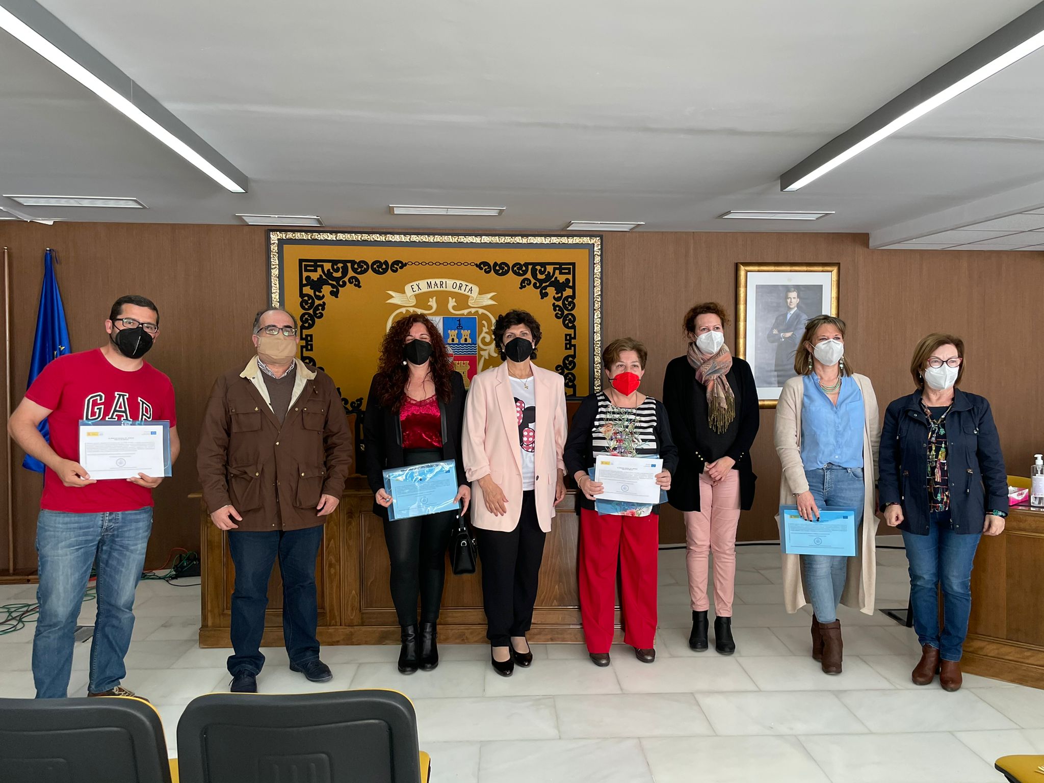 Diputación entrega en Mojácar y Garrucha los diplomas del curso de ‘Atención Sociosanitaria a dependientes’