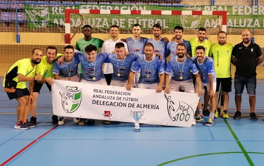 Foto Poli Ejido CF campeón Supercopa de Almería de Fútbol Sala 2021
