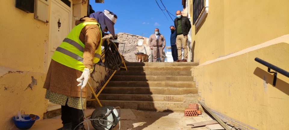 El Ayuntamiento de Huércal-Overa continúa mejorando el entorno del Casco Histórico