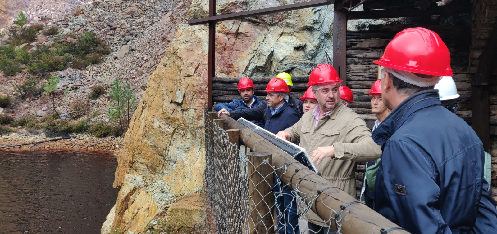 Una delegación de Macael visita el ‘Parque Minero de Riotinto’